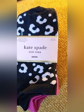 Kate Spade Three Pair Low Socks